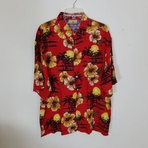Paradise Gold 100% Rayon  Men's  Shirt